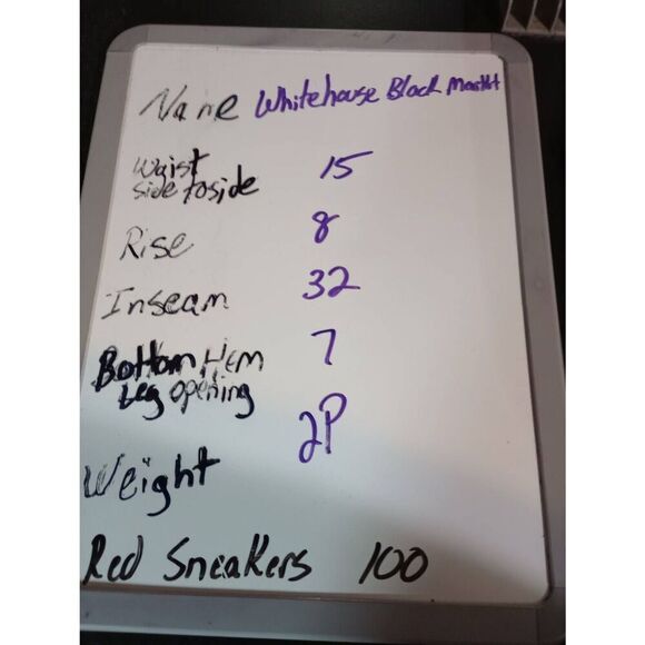 White House Black Market Jeans Ladies 0 Dark Wash Slim Leg - Picture 9 of 9